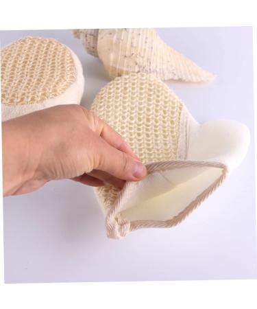 6 Pcs Exfoliating Body Scrub Gloves - Loofah Shower Mitts for Smooth Skin | Bath Scrubbing Gloves Pack - Buy Online on GoSupps.com