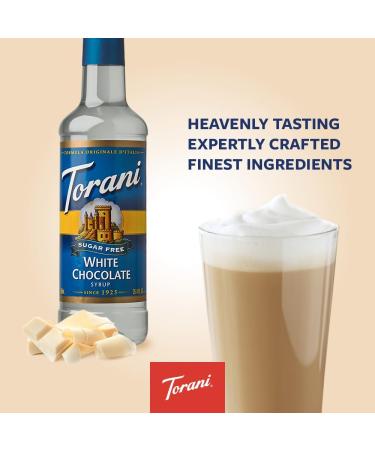 TORANI Sugar Free White Chocolate Syrup PET (Plastic Bottle) 750 ML Sugar Free White Chocolate 750 ml (Pack of 1) - Buy Online on GoSupps.com