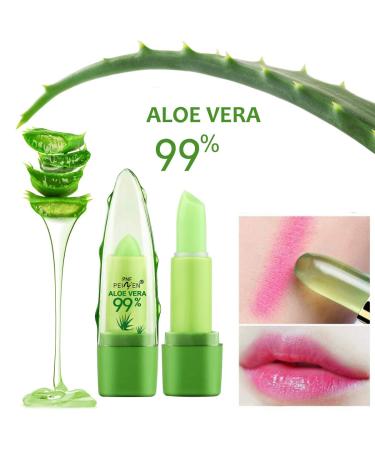 4 Pack Aloe Vera LemonSac Long Lasting Lip Balm Set | Moisturizing Color Changing Lip Gloss (4Pcs) - Buy Online on GoSupps.com