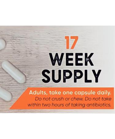 Berkley Jensen Natural 10 Strain Probiotic Supplement Capsules with 10mg B. Longum Loaded with Live Strains & Beneficial Gut Flora for Digestive & Immune Health - 17-Week Supply 120 Ct - Buy Online on GoSupps.com