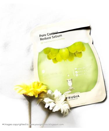 FRUDIA Green Grape Control facial mask green grape extract with vitamin E Pore cleanser Controls excess sebo Moisturizing and soothing - Buy Online on GoSupps.com