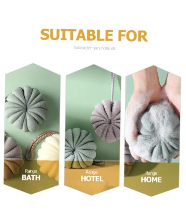 Buy MAGICLULU 3pcs Bath Ball Towels | Premium Shower Sponges for Men & Women | Loofah Balls for a Luxurious Bath Experience - Buy Online on GoSupps.com