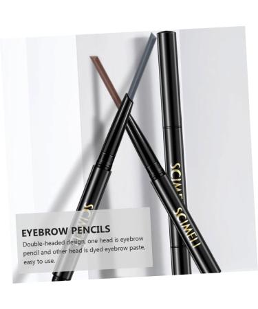 Healvian 6pcs 2 1 Eyebrow Makeup Tools Black Eyebrow Pencil Eye Brow Pencils Blond Pencil Longlasting Double - Buy Online on GoSupps.com