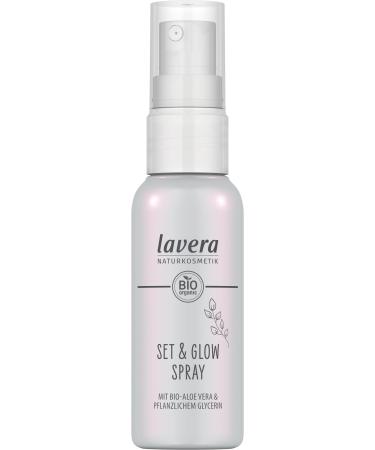 lavera Set & Glow Spray - Fixes make-up - natural finish - moisturizing - vegan - natural cosmetics - 50 ml
