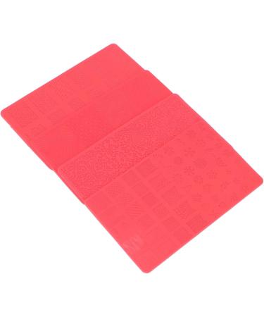 Nail Stamping Template Set - 4PCS 3D Relief Silicone Nail Art Tools for DIY & Salon Use - Perfect for UV Gel Nails - Buy Online on GoSupps.com