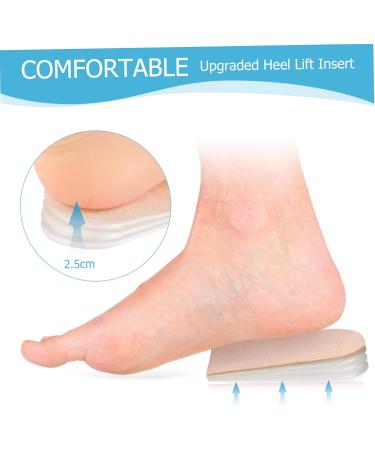 Buy Gatuida 2 Pairs Height Increasing Insoles - Invisible Heel Lifts for Men & Women | Improve Comfort & Style - Buy Online on GoSupps.com
