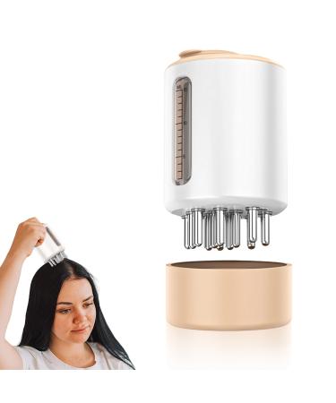 Wiyety 2-in-1 electrical scalp massage brush 15ml hair applicator bottle head massage device head massage brush for hair treatment medicine essential oil serum