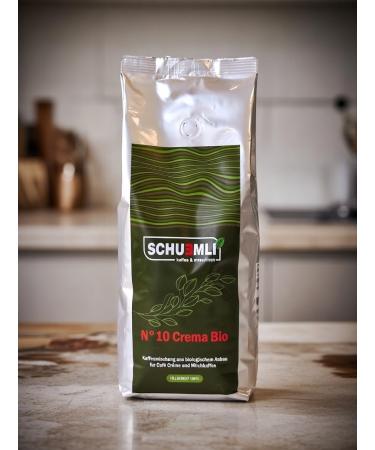  SCHUEMLI SCHUEMLI N 10 Crema Bio - Exquisite coffee crema made from long-roasted whole beans 1 kg - Buy Online on GoSupps.com