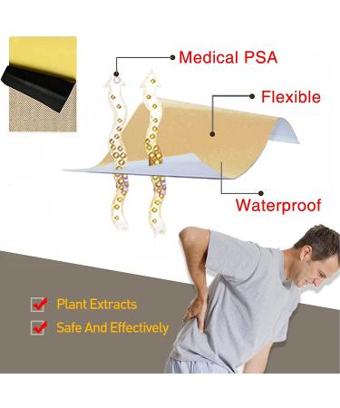 Footsihome Pain Relieving Patches - 40 Herbal Back Muscle Patches - Tiger Chinese Hot Patch for Muscle & Joint Heat Relief - 40 Pcs - Buy Online on GoSupps.com