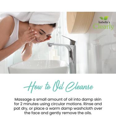Clearly FACE Natural Oil Cleanser & Makeup Remover | Anti-Aging Cleansing Oil with Rosehip & Avocado | Vegan & Water-Free | Ideal for Mature Skin - Buy Online on GoSupps.com