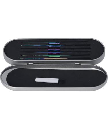 6 Pcs Stainless Steel Ear Wax Removal Kit with Storage Box - Home & Travel Ear Pick Tool Set - Multicolor - Buy Online on GoSupps.com
