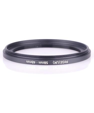 Rise(UK) 58-48 Step Down Filter Ring Adapter - Perfect for Camera Lenses - Buy Online on GoSupps.com