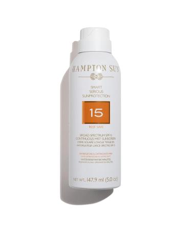 Hampton Sun SPF 15 Continuous Mist Sunscreen 5 oz - Sun Protection Spray - Buy Online on GoSupps.com