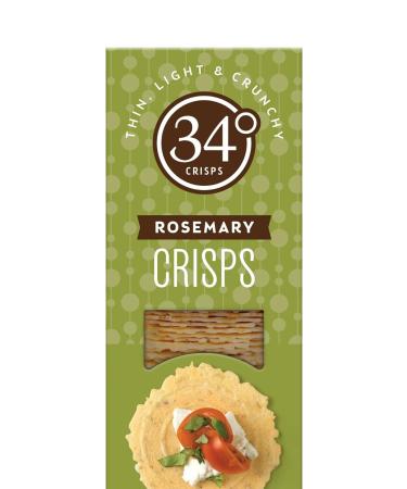 34 Degrees Crisps Variety Pack - Original, Cracked Pepper, Rosemary Flavors | Thin & Crunchy Crackers - 4 Pack (4.5oz each) - Buy Online on GoSupps.com