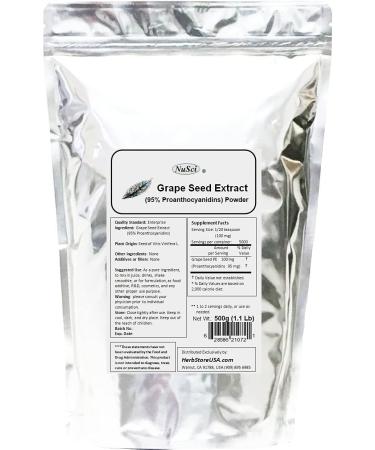 Grape Seed (Europe) Extract Powder Standardized 95% Proanthocyanidins OPC (100 Grams (3.52 oz)) Europe Grown GMO Free Non-Irradiated 3.52 Ounce (Pack of 1) - Buy Online on GoSupps.com