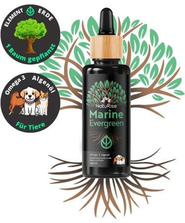 NatuRise Omega 3 Vegan Domestic animals Chiens chats chevaux 100 % algues oil 100 % algues go t 1822 mg DHA & EPA 100 ml Tested in laboratory Forms of triglyc rides  - Buy Online on GoSupps.com