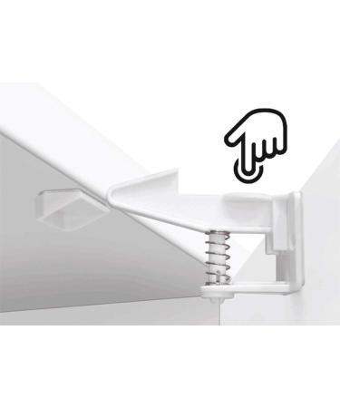 10x Premium Child Safety Cabinet Locks - No Drill Invisible Drawer & Cupboard Protection (1 Pack) - Buy Online on GoSupps.com