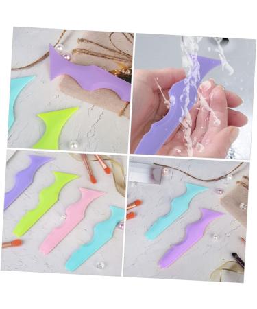 POPETPOP 4 Pcs Silicone Molds Mascara Applicator Guard Eyeliner Auxiliary Face Mask Miss Arc - Buy Online on GoSupps.com