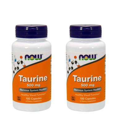 Now Foods Taurine 500 mg 100 Capsules