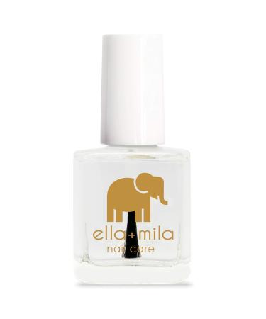 ella+mila - In a Rush | Quick Dry Top Coat | Clear Nail Polish | Shiny & High Gloss | Fast Drying No Chip Formula | UV Inhibitor Which Prevents Yellowing In a Rush 0.45 Fl Oz (Pack of 1)