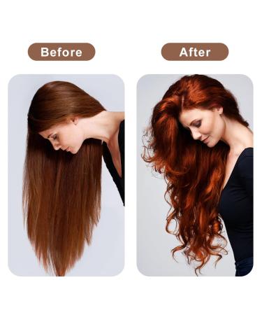 Heatless Curlers - Lock Winders for Beautiful Curls Overnight | DIY Heatless Curls Band for All Hair Types (Brown) - Buy Online on GoSupps.com