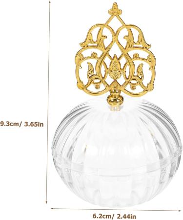 NUOBESTY Party Favors 12pcs Box Candy Box Gold Decor Wedding Decor Banquet Party Cases Sugar Cases Decorate Baby Bulk 9.30X6.20X6.20CM Picture 1 - Buy Online on GoSupps.com