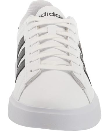 adidas Men's Grand Court 2.0 Tennis Shoe 9 - Ftwr White/Core Black - Buy Online on GoSupps.com