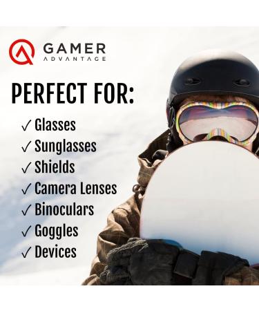 Gamer Advantage FogAway Anti Fog Spray - Fog Prevention for Ski Goggles Gaming Glasses Home Electronics & Outdoor Use - Safe for All Lens Types - Made in The USA - (2 Oz 2-Pack) - Buy Online on GoSupps.com
