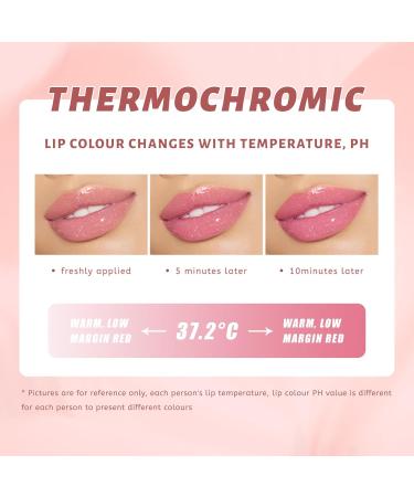 Buy 3 Pcs Magic Color Changing Glitter Lipstick - Long Lasting PH & Warming Lip Balm (Rose Peach Apricot) | International Shipping - Buy Online on GoSupps.com