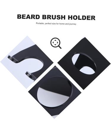Premium Acrylic Brush Holder & Razor Stand | Universal Beard & Shaving Brush Organizer - Buy Online on GoSupps.com