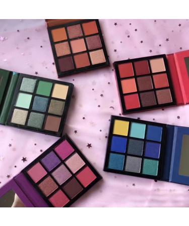 9 Color Pigmented Matte Eye Shadow Palette - Long Lasting Cosmetic Kit for Stunning Eyes | International Shipping Available - Buy Online on GoSupps.com