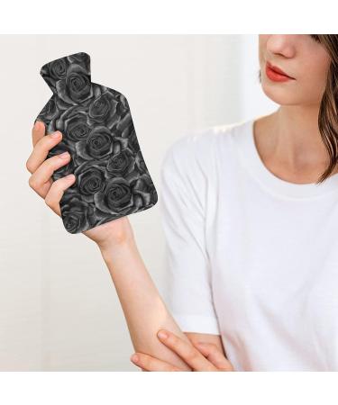 Plush Hot Water Bottle with Cover - 26.5x15.3cm Hand Warmer for Adults & Children | International Shipping Available - Buy Online on GoSupps.com