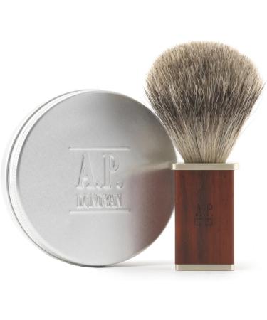 Buy A.P. Donovan 7/8 Solid Razor Set - Carbon Steel Black Plastic Handle | Brush Soap Paste & Leather String Included | International Shipping Available - Buy Online on GoSupps.com