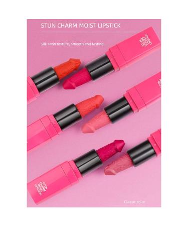 Funny Lipstick: Matte Velvety Lip Gloss - Moisturizing, Long Lasting, High Pigmented - Cute Lip Tint - 1 Count - Buy Online on GoSupps.com