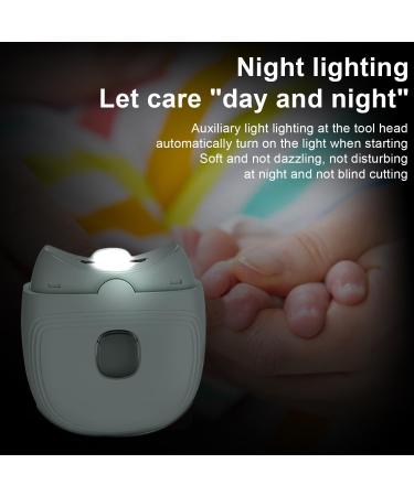 YOYIAG Electric Nail Clippers 2 in 1 Automatic Nail Clippers with LED Light & Cleaning Brush USB Rechargeable Nail Clippers Professional Nail Cutter for Children Adults - Buy Online on GoSupps.com