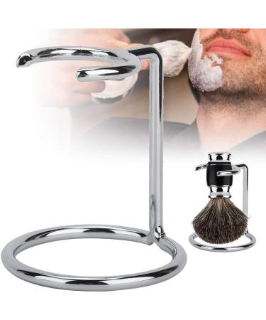 Dekaim Brush Stand - Premium Stainless Steel Razor Stand & Men's Shaving Brush Holder for Home Salon & Travel Use - Buy Online on GoSupps.com