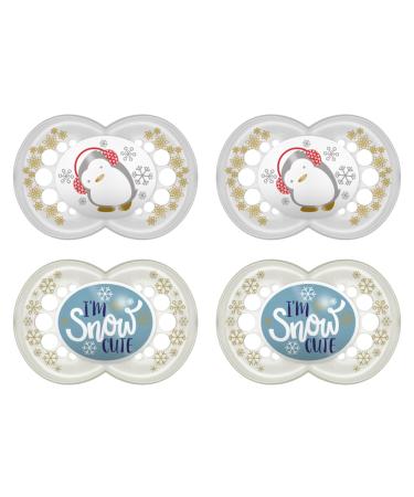 MAM Baby Products Original Silicone Winter 16+ Months for Boys - 4 Pieces