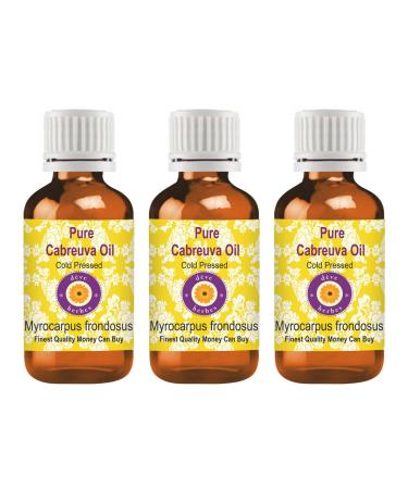 Deve Herbes Pur Cabreuva Huile (Myrocarpus frondosus) Naturelle Th rapeutique Qualit Froid Press e (Pack of Three) 100mlx3 (10 oz)