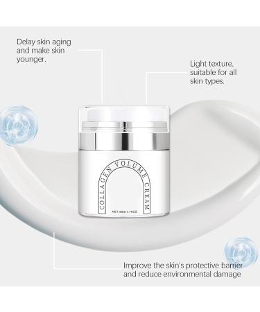 Collagens Volume Cream Collagens Face Moisturizer Moisturizer Face Cream Moisturizing Firming and Lifting Facial Skin Collagens Cream for Women 50g - Buy Online on GoSupps.com