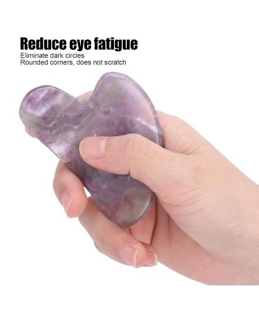 Buy Gua Sha Board Set - Purple Metal Holder & Face Roller Massager for Neck Forehead & Eye | Beauty Tools for Glowing Skin - Buy Online on GoSupps.com