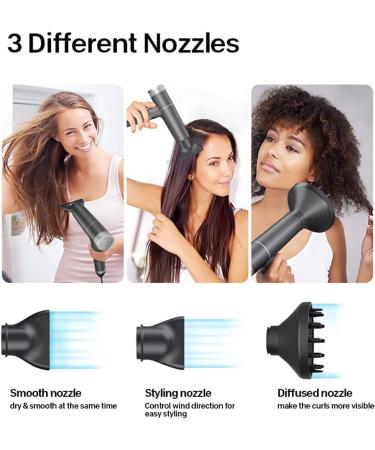 Smart Hair Dryer Silent Constant Temperature Hair Dryer High Power Hair Dryer Barber Shop Hair Dryer-EU - Buy Online on GoSupps.com