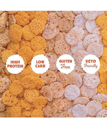 Whisps Asiago & Pepper Jack Cheese Crisps - Keto Snack, Gluten Free, Sugar Free, Low Carb, High Protein - 2.12oz (6 Pack) - Buy Online on GoSupps.com