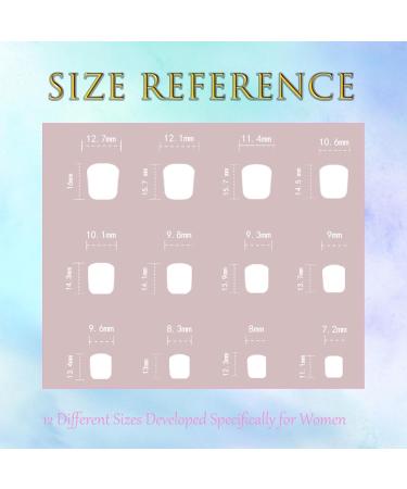 Extra Short Square Nude Ombre Press on Nails | 24 Pcs Acrylic Glossy False Nails for Women & Girls - Buy Online on GoSupps.com