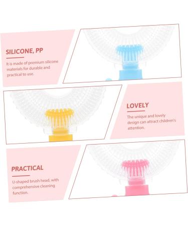 Magiclulu 12 STK U-Shaped Toothbrush for Children - Portable Oral Care Solution | Children's Toothbrush with Handbook - Buy Online on GoSupps.com