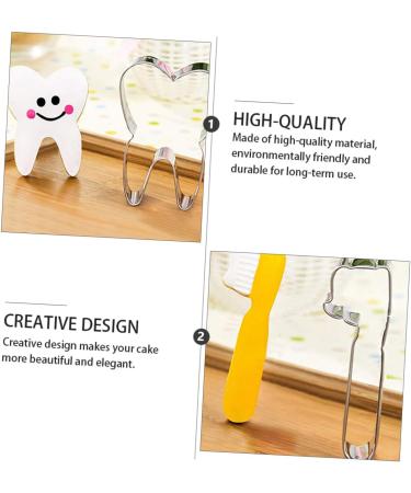 Bestonzon 18-Piece Children's Suit - Toothpaste Tooth Cutter Fondant Shape Cookies Stainless Steel Tools & Party Accessories - Buy Online on GoSupps.com