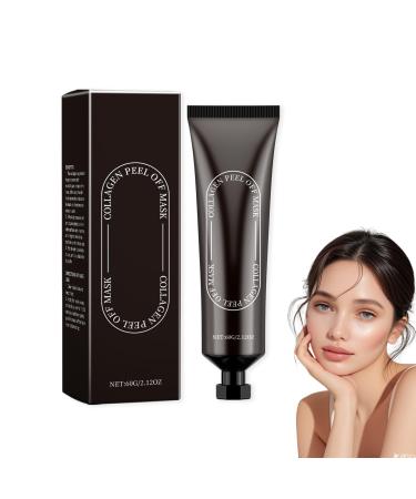 Crsetmyth Collagen Peel Off mask 60 g collagen overnight wrapping peel off facial mask collagen glow mask firming wrinkle facial mask collagen night wrapping mask reduces fatigue and
