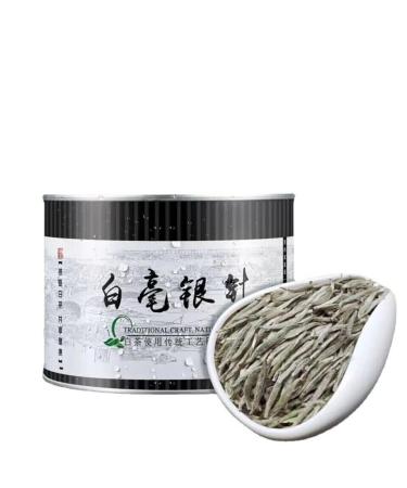 HELLOYOUNG 50g de th blanc Pu-erh naturel chinois en vrac Baihao Yinzhen Fabriqu la main selon des techniques traditionnelles base d'aliments verts il a un go t cors