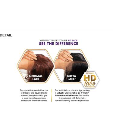 Sensationnel Butta Lace Front Wig - Natural Pre-Plucked HD Transparent Lace 5 Inch Deep Part - BUTTA Unit 2 (1B) - Buy Online on GoSupps.com