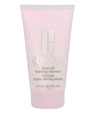 Clinique Rinse Off Foaming Cleanser 5oz - Gentle Facial Cleanser for All Skin Types - Buy Online on GoSupps.com