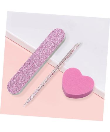 minkissy 20 Sets Nail Kit Multi Function Tool Mulitool Tools Nail File Nail Art Files Pedicure Polishing File 3 Piece Set Crystal Stick Three Piece Suit Toolkit Plastic 9.00X1.80X0.20CM As Shown - Buy Online on GoSupps.com